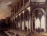 View Of The Villa Poggioreale, Naples by Viviano Codazzi